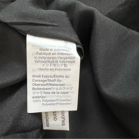 J. Crew Black A-Line Metallic Dot Jacquard Dress Size 4 - Picture 12 of 14